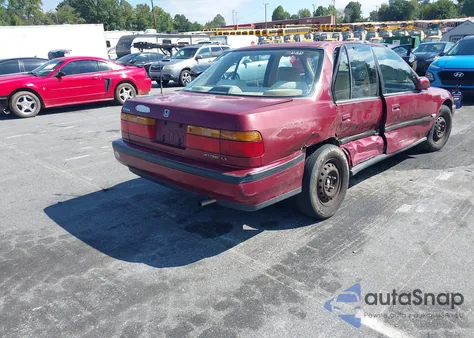 1991 Honda Accord Lx/Ex from USA, damaged, VIN 1HGCB7658MA119189